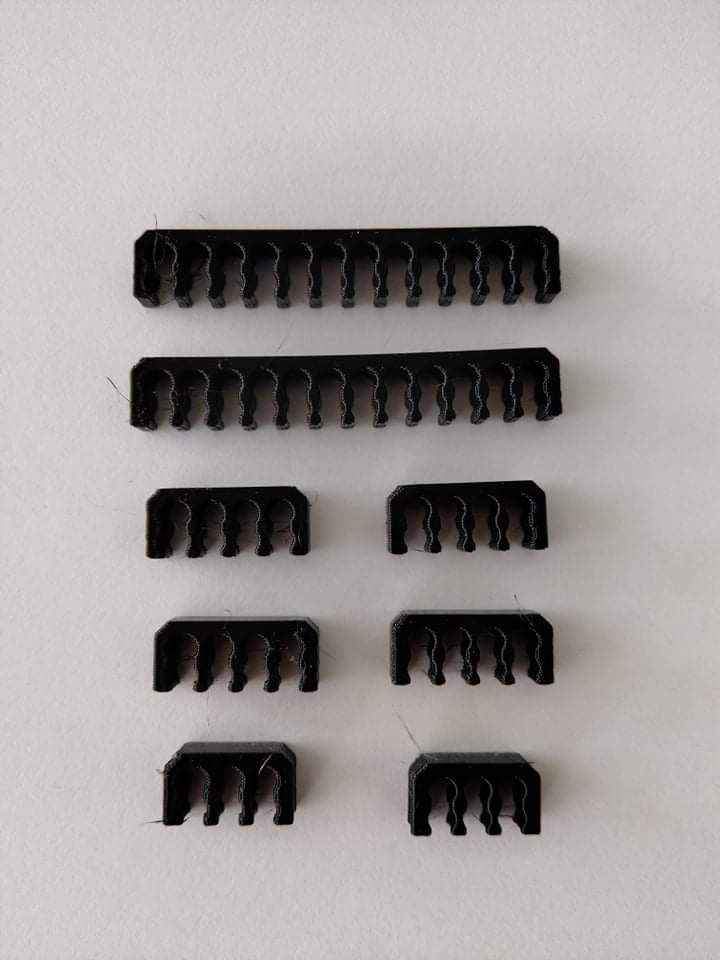 Χτενάκια καλωδίων | Cable Combs – 3d printed – Frankopop